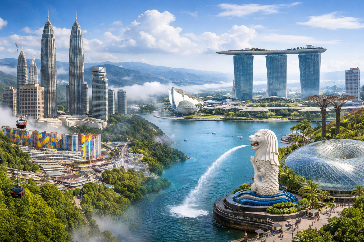 5D EXPLORE 2 COUNTRIES MALAYSIA - SINGAPORE